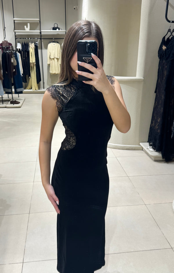 Velvet Lace Dress