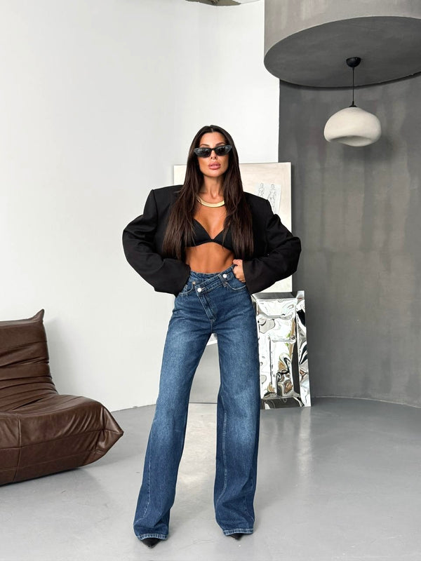 Dusty Cross waist Jeans