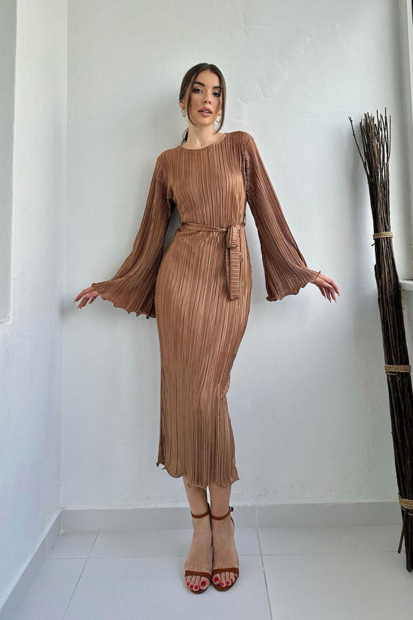 Plisse Dress