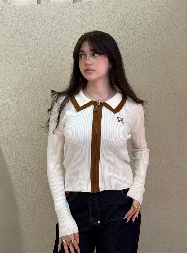 Miu Miu Collar Pullover