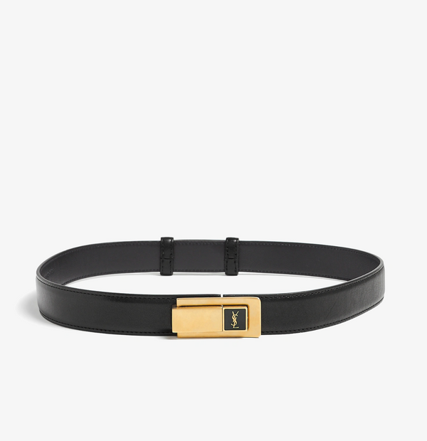 YSL Leather Buckle Belt