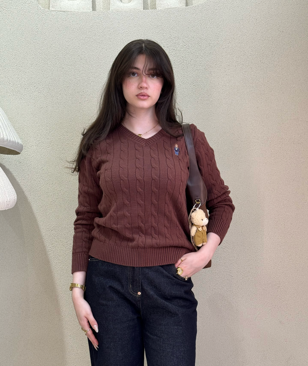 Bear Knitted Sweater