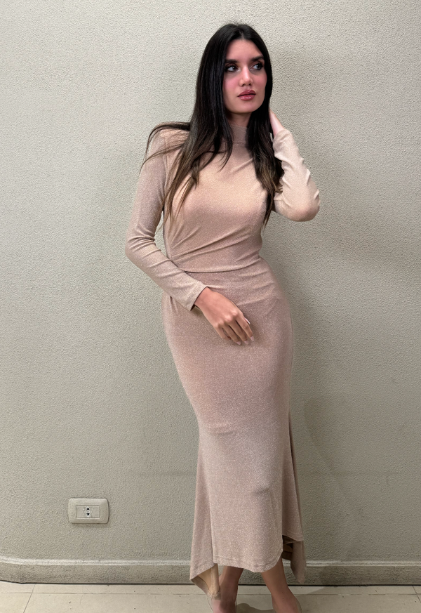 Orlena High Neck Dress