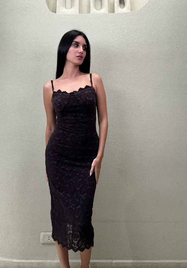 Jovena Lace Dress