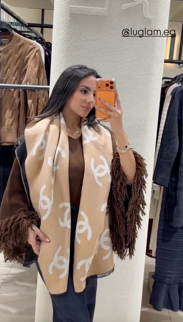 Chanel Double Face Scarf
