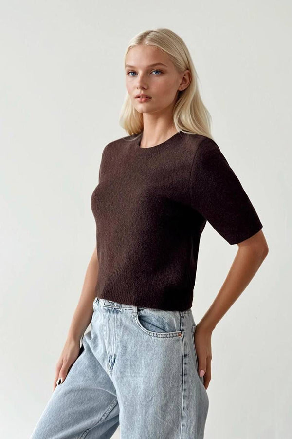 Half-sleeve Pullover