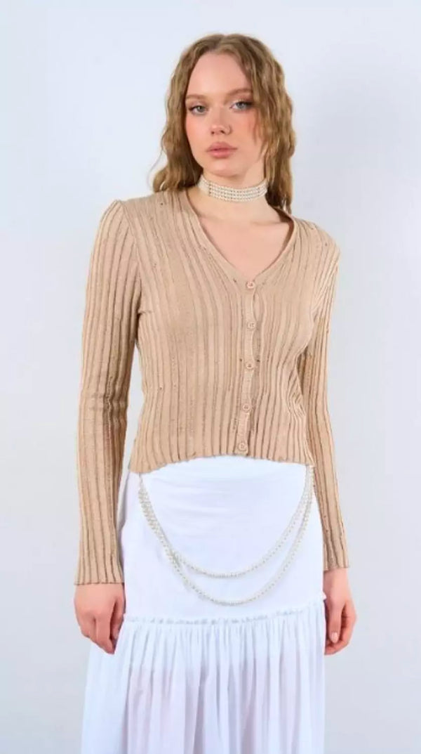Knit Crop Cardigan