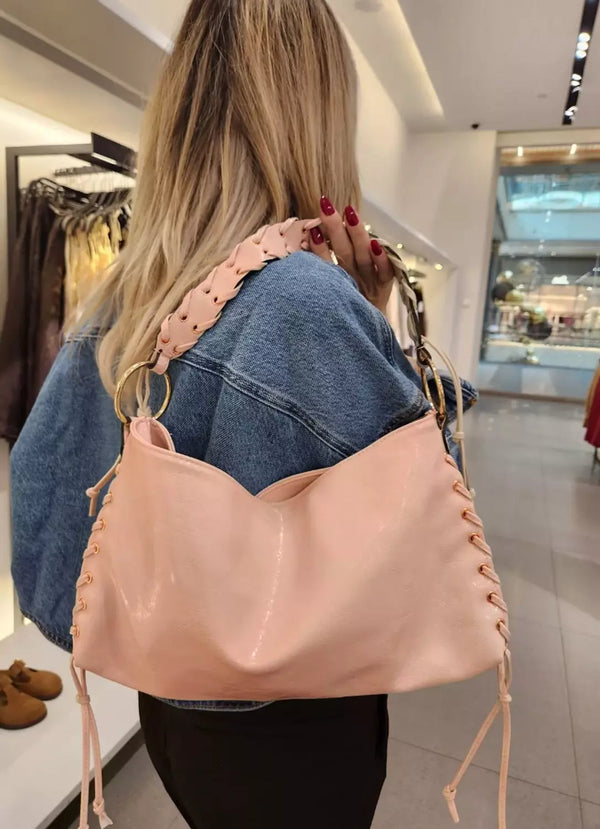 Rope Pendant Handle Bag