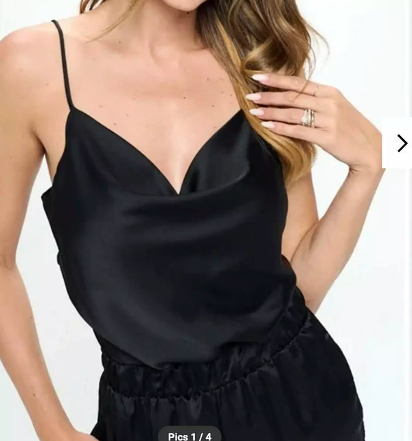 Satin Tank Top