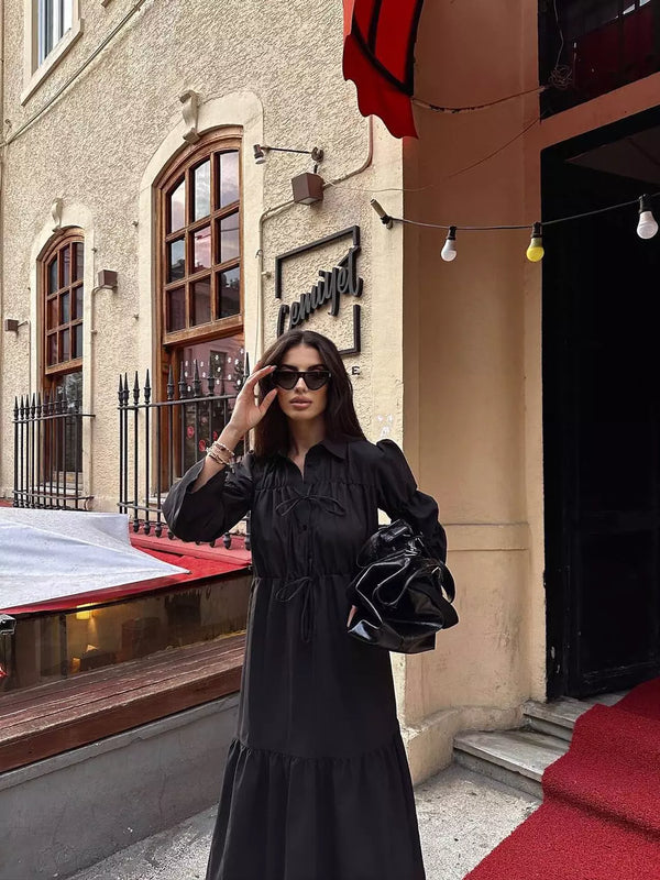 Relaxed Long Sleeve Dress